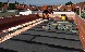 Shielding of flat roofs or floors